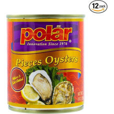 MW Polar Oyster Pieces 8oz Cans (Pack of 12)