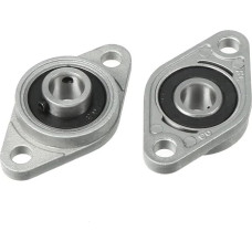 FPJQOBJC 4PCS KFL08 KFL000 KFL001 KFL002 KFL003 KFL004 KFL005 8 12mm Pillow Block Rhombic Bearing ZINC Alloy Insert Linear Bearing Shaft(KFL005 25MM)