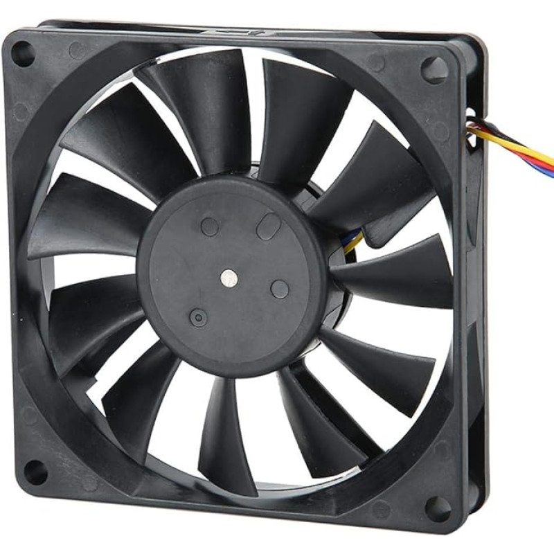 SHLFAFB0812VHB 12 V 0,3 A 8 cm ventiliatorius, 4 kontaktų banginis ventiliatorius, aušinimo sistema kompiuterio korpusui / maitinimo šaltiniui