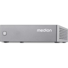 MEDION S06 Mini PC (Intel N100, 16GB DDR4 RAM, 512GB SSD, LAN, WLAN, VESA, HDMI, DP, without OS)