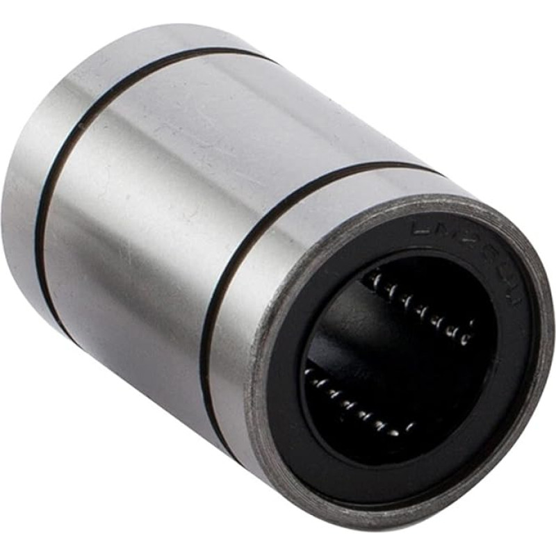 WHVAVFQI Linearlager LM6UU LM8UU LM10UU LM16-80UU Linearbuchse 8 mm CNC-Lager for Stangen Liner Rail Linearwellenteil Linearkugellager(1pcs Lm,LM60UU)