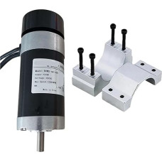 500 W bürstenloser Gleichstrommotor, hohe Geschwindigkeit, hohes Drehmoment, luftgekühlter Gleichstrom-Spindelmotor mit 0-48 V + 1 Satz Halterungen