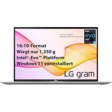 LG gram Laptop | 17.3 Inch FHD IPS Display | Intel Core i7-1165G7 | 16GB GB RAM | 1TB GB SSD Memory | QWERTZ Keyboard | Windows 11