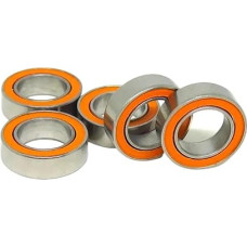 10 x ABEC7 SMR115 2RS 5 x 11 x 4 mm Edelstahl keramikos hibridas MR115 SMR115C 2RS RS 5 x 11 x 4 mm für Stützrad (SMR117C-2OS 7 x 11 x 3 mm)
