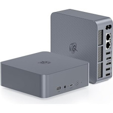Beelink EQR5 Mini PC, AMD Ryzen 5 5650U (6C/12T) up to 4.2GHz, Mini Computer, 32GB DDR4 RAM 1TB NVME SSD, 4K Dual Display, Dual HDMI, Dual 1000M LAN, Mini Gaming PC Win11 WiFi6 BT5.2