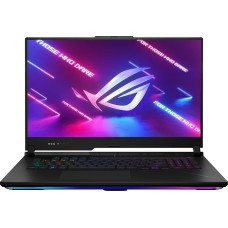 Nešiojamasis kompiuteris ASUS ROG Strix Scar 17 | 17,3 colių 2,5 tūkst. WQHD 240Hz/3ms 16:9 IPS ekranas | AMD Ryzen 9 7945HX3D | NVIDIA RTX 4090 | 32 GB RAM | 1 TB SSD | Windows 11 | QWERTZ klaviatūra | Off Black