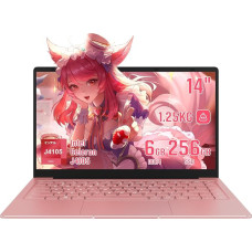 14 colių itin plonas lengvas nešiojamasis kompiuteris | Celeron J4105 procesorius | 6 GB DDR4 RAM | Windows 11 Pro | Itališko išdėstymo klaviatūros apsauga | Idealiai tinka studijoms ir darbui (6+256GB)