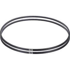 sourcing map 3L415 Classic gewickelter Gummi-Keilriemen, 1054 mm Außenumfang, 3L-Profil-Keilriemen, 0,95 cm Breite 2,2 cm Höhe, 2 Stück