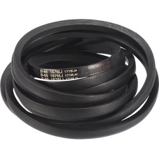 išteklių žemėlapis B-66 Classic gewickelter Keilriemen, 175,3 cm Außenumfang, umwickelt, industrieller Gummi-Keilriemen, B-Profil-Keilriemen für industrielle Maschinenausrüstung, schwarz, 3 Stück