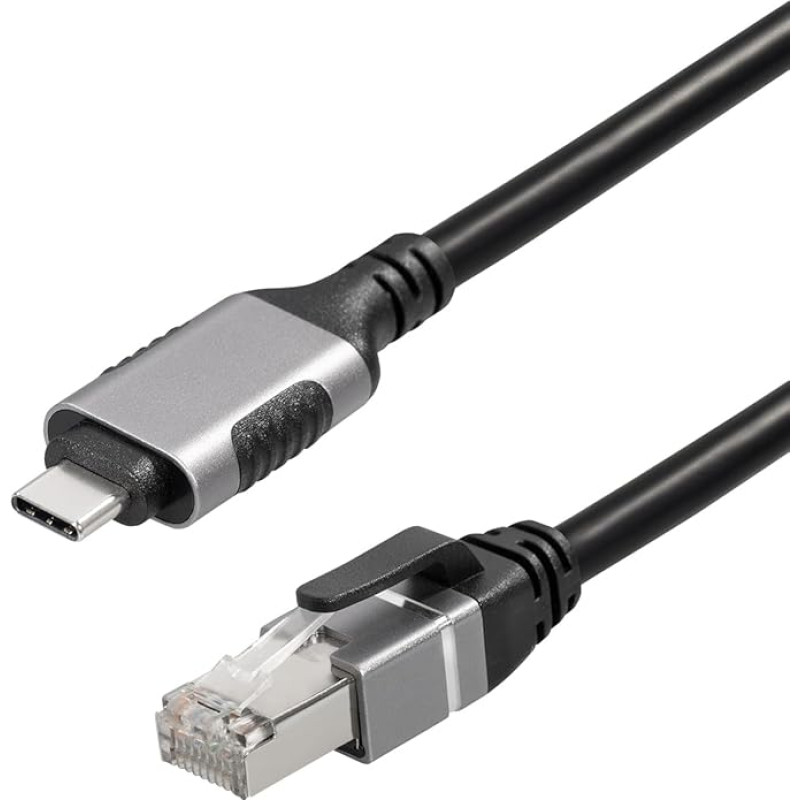 MAXTRACK USB C LAN Adapter - C541-3L, LAN Adapter USB-C to RJ45, USB Ethernet Adapter 1Gbps, Compatible with MacBook, Notebooks, Mobile Devices, Metal Look, Portable & Slim, Plug & Play
