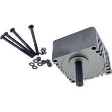ELILANEY 1 Stück 3GN Motor-Untersetzungsgetriebekopf 70 x 70 mm Flanschgetriebe 10 mm Abtriebswelle Drehzahlminderer Induktionsmotor-Getriebekopf Drehmomentreduzierung(25K)