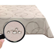 Valia Home Tablecloth, Dirt-Repellent, Water-Repellent, Lotus Effect, Easy to Clean, Square, Available in Various Sizes and Designs
