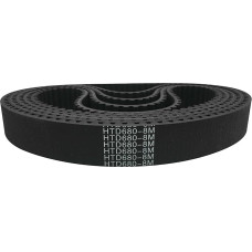 DAVBIR guminis sinchroninis diržas HTD8M 656 664 664 672 680 688 Pitch = 8 mm Arc Tooth Industrial Gear Belt Plotis 20/30/40 mm Perfection (Dydis : 8M 656 dantys 82), Spalva: 1 gabalas 50 mm