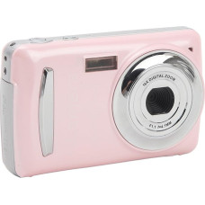 6,1 cm nešiojamasis fotoaparatas, 16 kartų priartinantis skaitmeninis fotoaparatas, 1080P 16 MP, automatinio fokusavimo fotoaparatas, skirtas fotografuoti vaizdo įrašus, HD ekranas, skaitmeninis fotoaparatas studentams, paaugliams, suaugusiesiems (rožinis