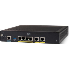 Cisco Systems C921-4P Integrated Services Router, Black