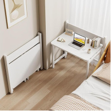 Medžio masyvo sulankstomas stalas Erdvę taupantis ir lengvai saugomas Plonas dizainas, skirtas namų biurui ir vadovams