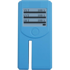 KOZWAY Fenstertönungsmessgerät, Saulės spindulių perdavimo sistema, 163 A, drehbares Display aus mit Klebefolie, UV 365 nm und IR 1400 nm, VLT, 6 mm Dicke(163)