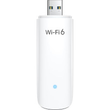 BrosTrend 1800 Mbps WiFi 6 WLAN Stick, AX1800 USB WLAN adapteris, dviejų juostų 1201Mbps 5GHz + 574Mbps 2.4GHz, USB3.0 WLAN imtuvas nešiojamiesiems kompiuteriams, 802.11ax, palaiko tik Windows 11/10
