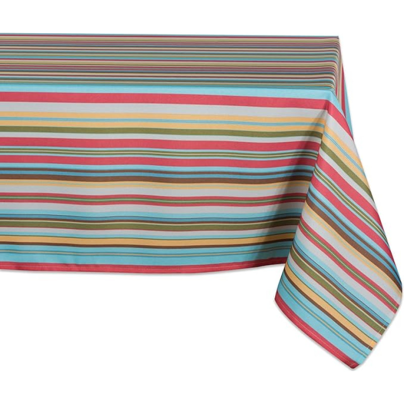 DII Suitable for Indoor and Outdoor Use Multiple Uses Machine Washable Striped Polyester Summer Print 120