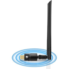 1200Mbps Wifi Dongle, Mokeum Wifi adapteris USB 3.0 Wifi 2.4GHz/5.8GHz Dual Band, skirtas PC/Laptop/Desktop/Mac/Windows
