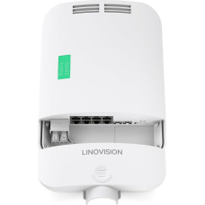 LINOVISION lauko 8 prievadų visiškai gigabitinis L2 debesies valdomas PoE komutatorius su 2 SFP jungtimis, iš viso 150 W galios biudžetas