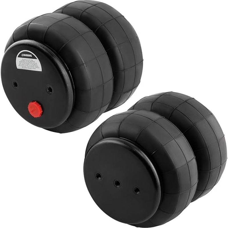 TILIEINE Luftfederung Luftpumpen Paar Vorne Hinten Standartinis 2600lbs Luftfeder Suspension Tasche Heavy Duty 1/2 