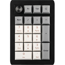 EPOMAKER EK21 VIA Gasket Numpad su 1000 mAh baterija, BT 5.0/2.4 GHz/laidinis 