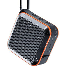 Portable Bluetooth Speaker, Small Portable Wireless Speaker, 8-Hour Stereo Playback TWS, IPX7 Waterproof, Suitable for Shower, Outdoor Travel, Party, Beach Boat, Camping (Orange)