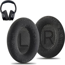 AHG QC35 Replacement Ear Pads Compatible with Bose QuietComfort 35 / Bose QC35 / Bose QC35 ii Headphones (Mosaic), Premium Protein Leather, Thick, Flexible, High Density Foam, High Comfort