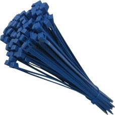 Cable Ties Cable Ties Wire Zipper Rope Strong Nylon Plastic Durable Pack of 100 (Large, 300mm, Blue)