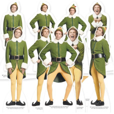 Star Cutouts Buddy Elf Christmas Table Decoration