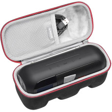 RLSOCO Case for JBL Flip 6/5/4 & Flip Essential 2 Portable Speaker & for JBL Tuner 2 Radio Recorder (Bag Only) - Black