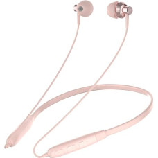 SoundMAGIC S20BT Bluetooth Headphones, Neckband Wireless Earbuds, HiFi Stereo In-Ear Headset with Microphone, Lightweight Sports Headphones, Long Playback Time, Pink