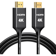 Highwings Long 4K HDMI Cable 6 Metres, Wall CL3 Rated 18Gbps HDMI Cable 2.0, High Speed HD Shielded Cord Support HDR10 ARC HDCP2.2 Compatible with Laptop, PC, HDTV, Projector