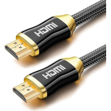 Eono 4K HDMI Kabel, 15m 18Gbps Ultra HD HDMI 2.0 Geflechtkabel Vergoldete Anschlüsse mit Ethernet/Audio Rückkanal Kompatibel mit Video 4K 2160p, 1080p, PC, Monitor, Laptop