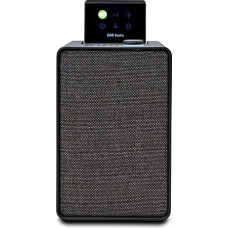 Pure Evoke Spot Compact Music System for Home (DAB+/FM Radio, Internet Radio, Podcasts, Spotify Connect, Bluetooth and 20 Watt Audio Power), Coffee Black