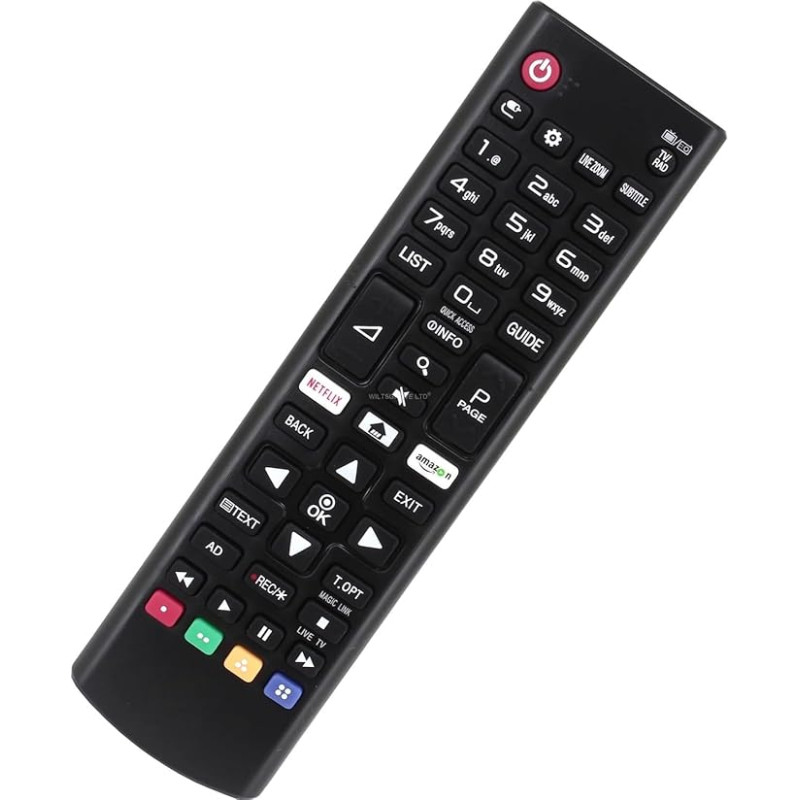 Replacement Remote Control Compatible with LG 43UJ630 43LK6100PLB 43LK5900PLA 43LJ634V 43LJ624V Smart LED TV