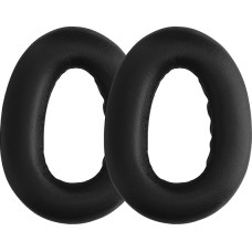 kwmobile 2 x ear pads compatible with Sennheiser PXC550 - headphones ear pads made of sheepskin leather - leather padding for over ear headphones