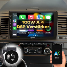 DYNAVIN Android Car Radio Sat Nav for VW T5 Multivan California, 9 Inch Radio with Wireless Carplay and Android Car, Head-up Display, Includes DAB+: D9-T5 Premium Flex