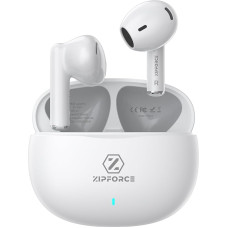 ZIPFORCE True Wireless Earbuds, In-Ear Bluetooth 5.3 Headphones 4-Mics ENC Clear Call, Bluetooth Earbuds Touch Control 40 Playtime, IPX6 Waterproof TWS, Light-Weight Earphones