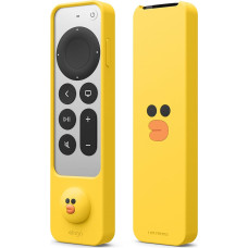 elago Line Friends Slim Case Compatible with Apple TV 4K Siri Remote 3rd Generation (2022) and 2nd Generation (2021)