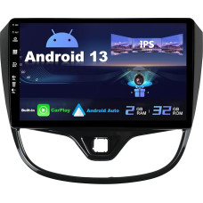 SXAUTO Android 13 IPS Car Radio for Opel Karl/VinFast/Fadil (2017-2020) - Built-in CarPlay / Android Car - Reversing Camera Free - 2G + 32G - Steering Wheel Control DAB Fast-Boot WiFi DSP - 2 DIN 10.1