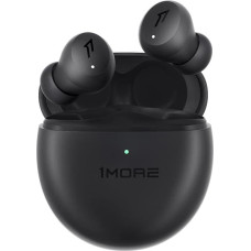 1MORE ComfoBuds Mini Bluetooth 5.2 Headphones, Hybrid Active Noise Cancelling Headphones, Wireless In-Ear Headphones, 4 Microphones for Clear Call, Stereo Sound, Wireless Charging, IPX5 (Black)