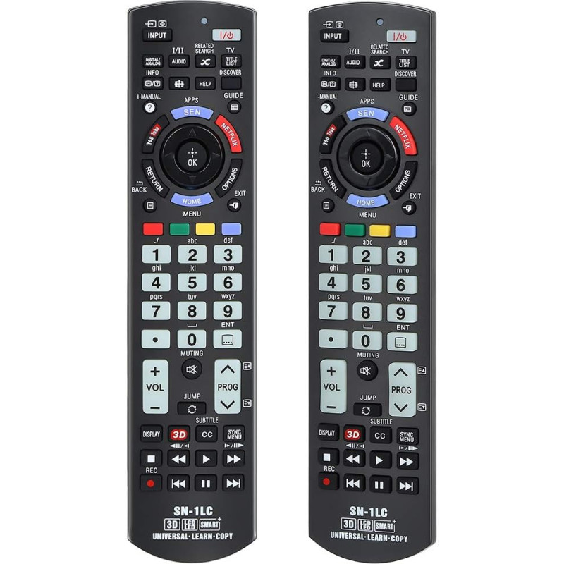 Gvirtue Universal Remote Control SN-1L Compatible with Sony TV/3D/LCD/LED/Smart/BRAVIA/Learn/You Tube/Netflix RM-YD005 RM-YD014 RM-YD018 RM-YD021 RM-YD024 RM-YD025