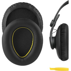 Geekria QuickFit Replacement Ear Pads for AKG K361, K361BT, K371, K371BT Headphones, Headset Ear Pads, Ear Cup Cover, Repair Parts (Black)