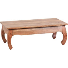 FineBuy Akacijų opijaus kavos staliukas 110 x 60 CM medžio masyvo