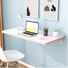 Klappbarer, an der Wand montierter Werkbank-Klapptisch, wandmontierter Tisch, klappbar, für kleine Räume, Schreibtisch, Büro, Zuhause, Küche, an der Wand montierter Esstisch (mehrere Größen)