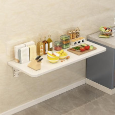 Sulankstomas sieninis darbastalis Medžio masyvo sulankstomas stalas mažoms erdvėms Plaukiojantis stalas su dideliu apkrovos pajėgumu įvairiuose stiliuose Erdvės taupymo sprendimas