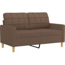 HETFTJN Sofos komplektas Sofa lova Camping Couch Lounge Sofa - 2-vietė sofa Brown 120 cm audinys biurui Viešbučio kambarys Paauglių kambarys Sėdimoji dalis