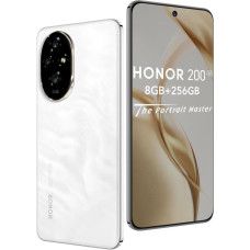 HONOR 200 Smartphone 5G - ROM Memory 512 GB, Battery 5200 mAh, Snapdragon 7s Gen 3, Triple Camera 50 MP, Screen 6.7 Inch, Dual SIM, NFC, MagicOS 8.0/Android 14 - White